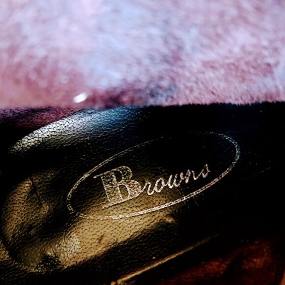 Browns Tan Brown Boots - Made in Italy - Women's Size 37 - Picture 8 of 9